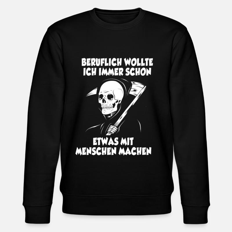 Faucheuse Halloween - Sweat bio CHANGER Stanley/Stella Unisexe - noir