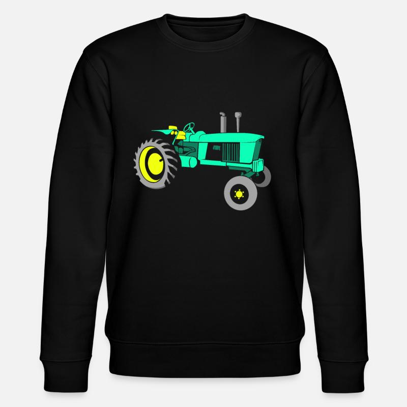 Tractor tractor - Stanley/Stella CHANGER Unisex Organic Sweatshirt - black