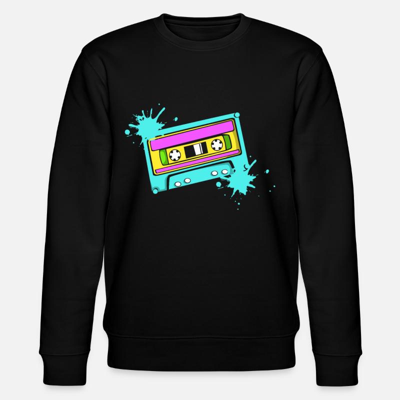 cassette - Sweat bio CHANGER Stanley/Stella Unisexe - noir