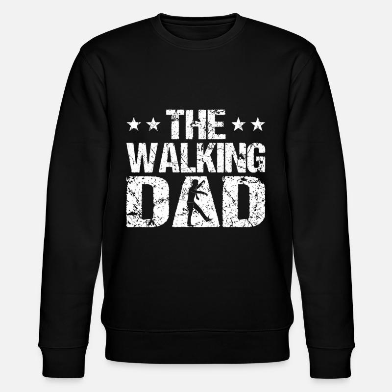 The Walking Dad - Stanley/Stella Unisex Bio-Sweatshirt CHANGER  - Schwarz