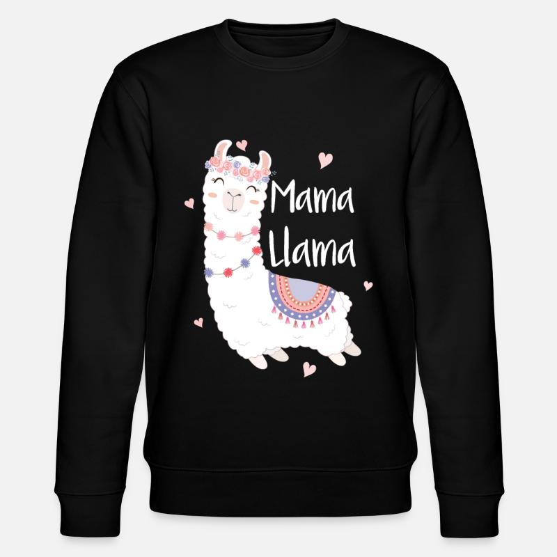 Mama Lama - Sweat bio CHANGER Stanley/Stella Unisexe - noir