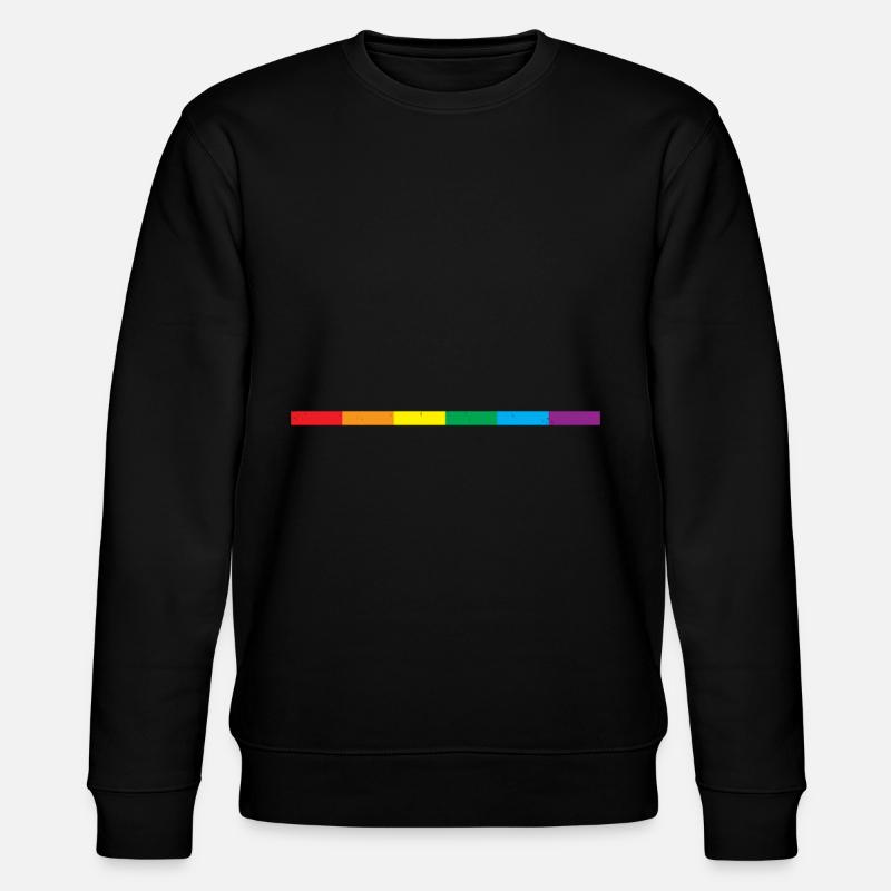 Gay Pride Geschenk - Stanley/Stella Unisex Bio-Sweatshirt CHANGER  - Schwarz