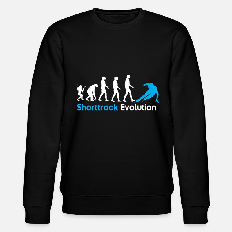 Shorttrack Evolution - Stanley/Stella Unisex Bio-Sweatshirt CHANGER  - Schwarz