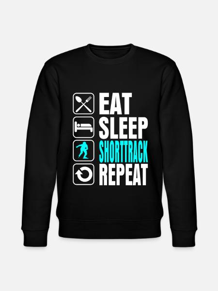 Shorttrack sporty halowe - Ekologiczna bluza unisex Stanley/Stella CHANGER  - czarny