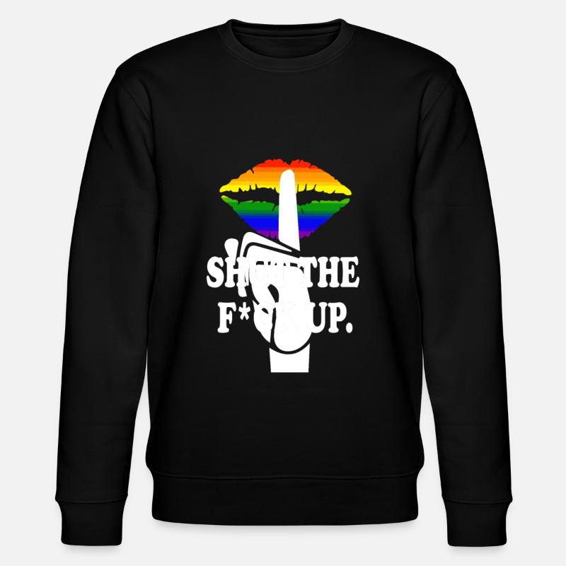 Cadeau Gay Pride - Sweat bio CHANGER Stanley/Stella Unisexe - noir