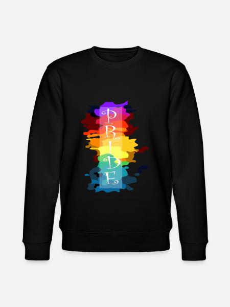 Gay Pride Gift - Stanley/Stella CHANGER Unisex Organic Sweatshirt - black