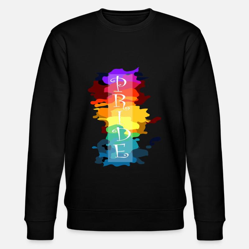 Gay Pride Gift - Stanley/Stella CHANGER Unisex Organic Sweatshirt - black