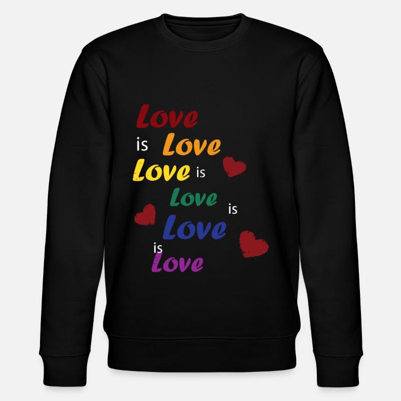 Cadeau Gay Pride - Sweat bio CHANGER Stanley/Stella Unisexe - noir