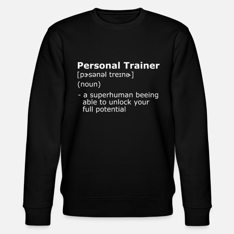 Personal trainer definition - Stanley/Stella CHANGER Unisex Organic Sweatshirt - black