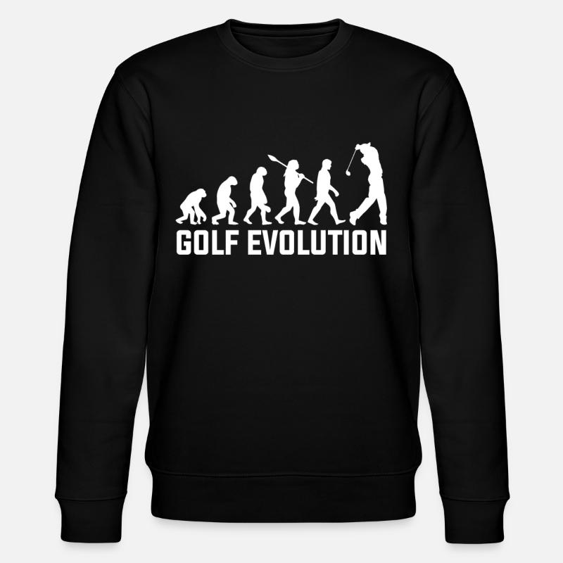 Golf Evolution - Stanley/Stella Unisex Bio-Sweatshirt CHANGER  - Schwarz
