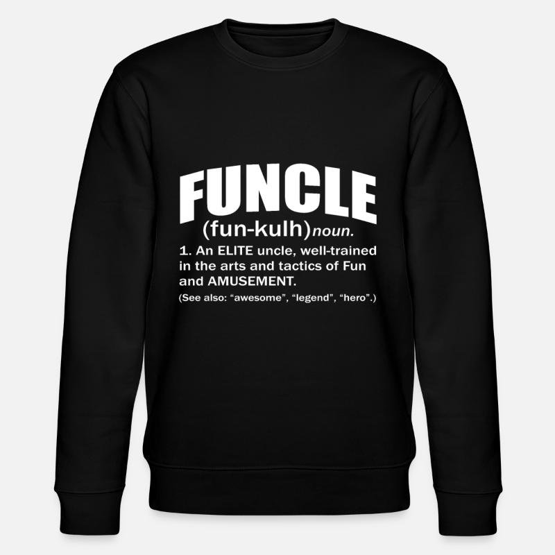 Funcle - Stanley/Stella CHANGER Unisex Organic Sweatshirt - black
