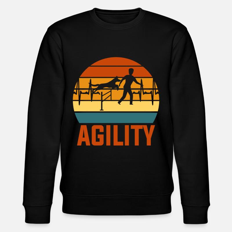Battement de coeur d'agilité - Sweat bio CHANGER Stanley/Stella Unisexe - noir