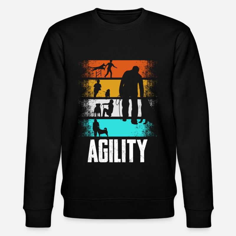 Agilité Rétro - Sweat bio CHANGER Stanley/Stella Unisexe - noir