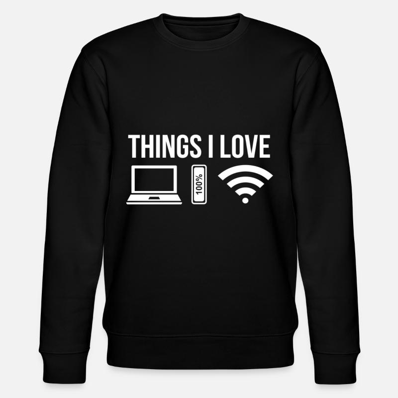 computer - Stanley/Stella CHANGER Unisex Organic Sweatshirt - black