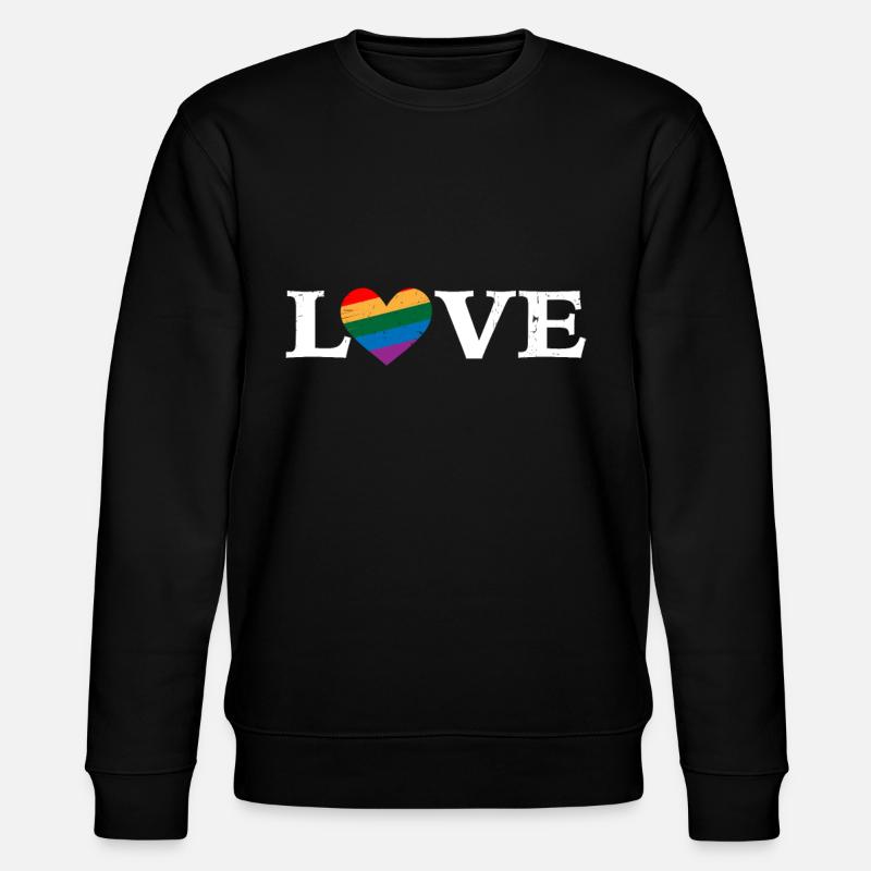 Cadeau Gay Pride - Sweat bio CHANGER Stanley/Stella Unisexe - noir