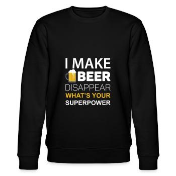 Chemise de bière drôle - Sweat bio CHANGER Stanley/Stella Unisexe - noir - Devant - Nik (191cm) & Marisol (170cm)
