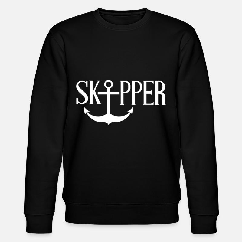 skipper - Stanley/Stella CHANGER Unisex Organic Sweatshirt - black