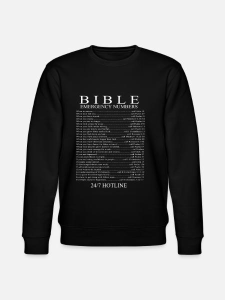 Christianity gift - Stanley/Stella CHANGER Unisex Organic Sweatshirt - black
