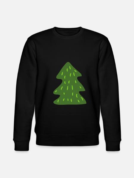 Christmastree Christmas tree fir-tree shirt - Stanley/Stella CHANGER Unisex Organic Sweatshirt - black