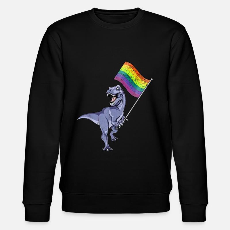 Gay Pride Geschenk - Stanley/Stella Unisex Bio-Sweatshirt CHANGER  - Schwarz