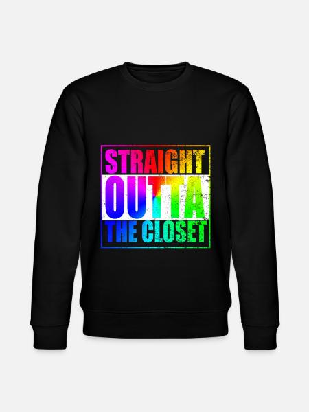 Gay Pride Gift - Stanley/Stella CHANGER Unisex Organic Sweatshirt - black
