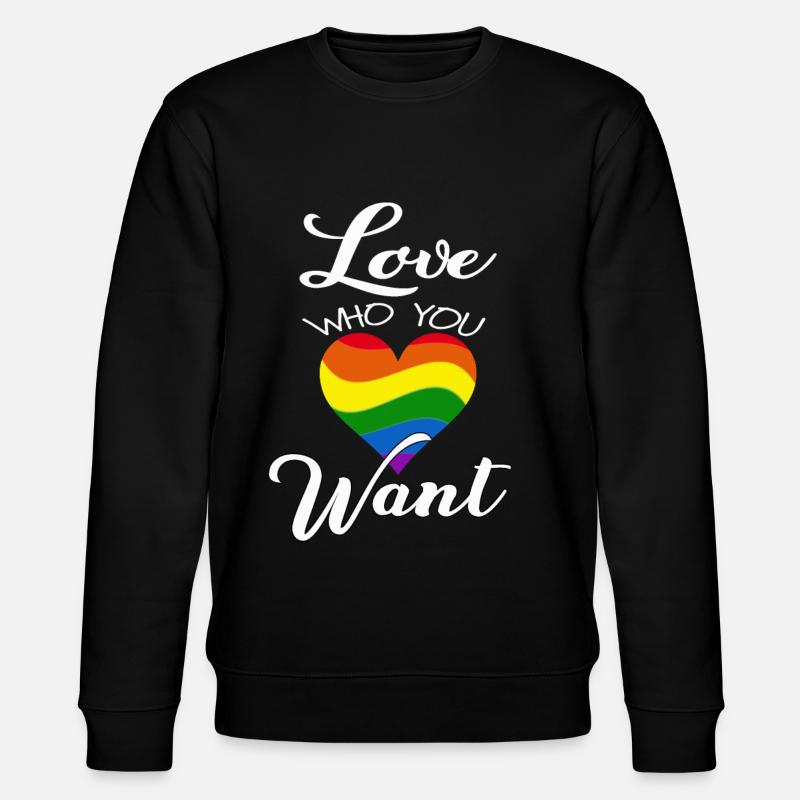 Cadeau Gay Pride - Sweat bio CHANGER Stanley/Stella Unisexe - noir