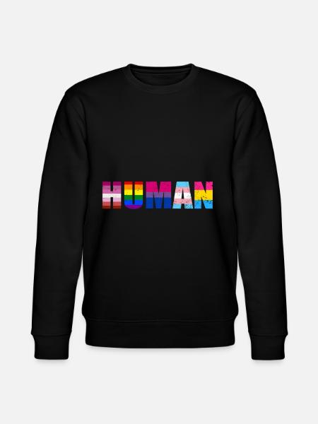 Gay Pride Gift - Stanley/Stella CHANGER Unisex Organic Sweatshirt - black