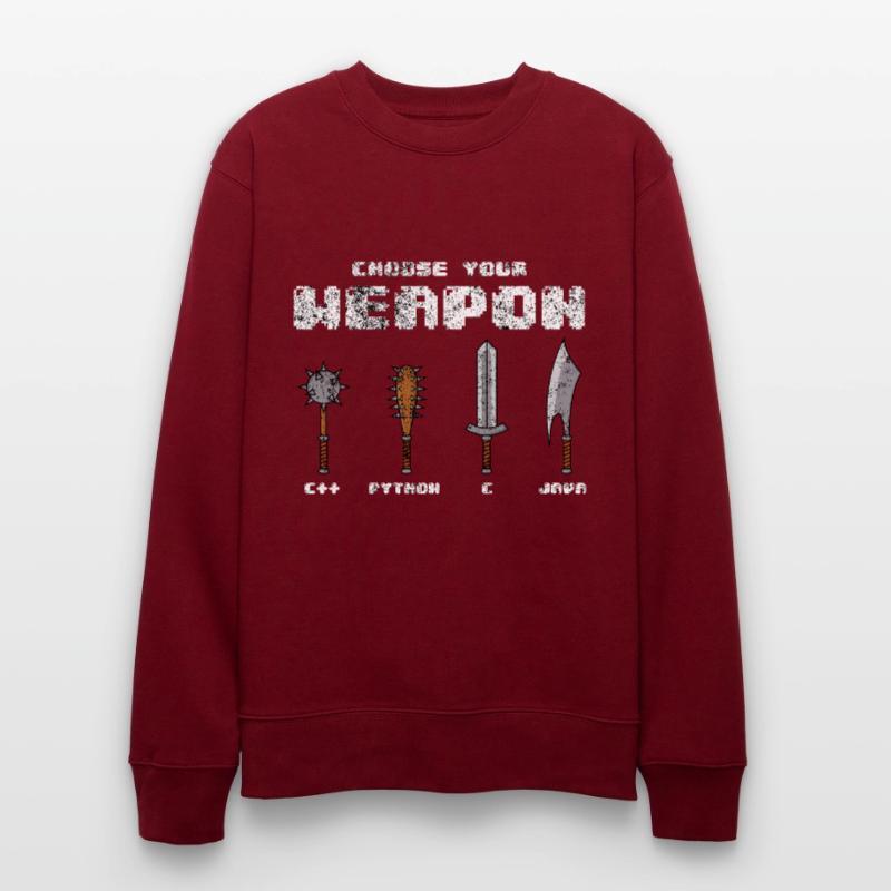 C++ Phyton C Java Software Programmer Coder Witz Stanley/Stella Unisex Bio-Sweatshirt CHANGER 