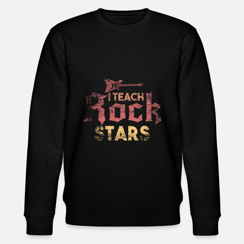Guitar teacher gift - Stanley/Stella CHANGER Unisex Organic Sweatshirt - black