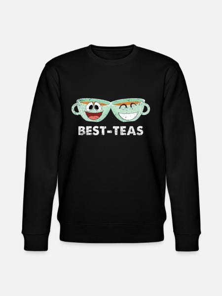Beste Freunde - Stanley/Stella Unisex Bio-Sweatshirt CHANGER  - Schwarz
