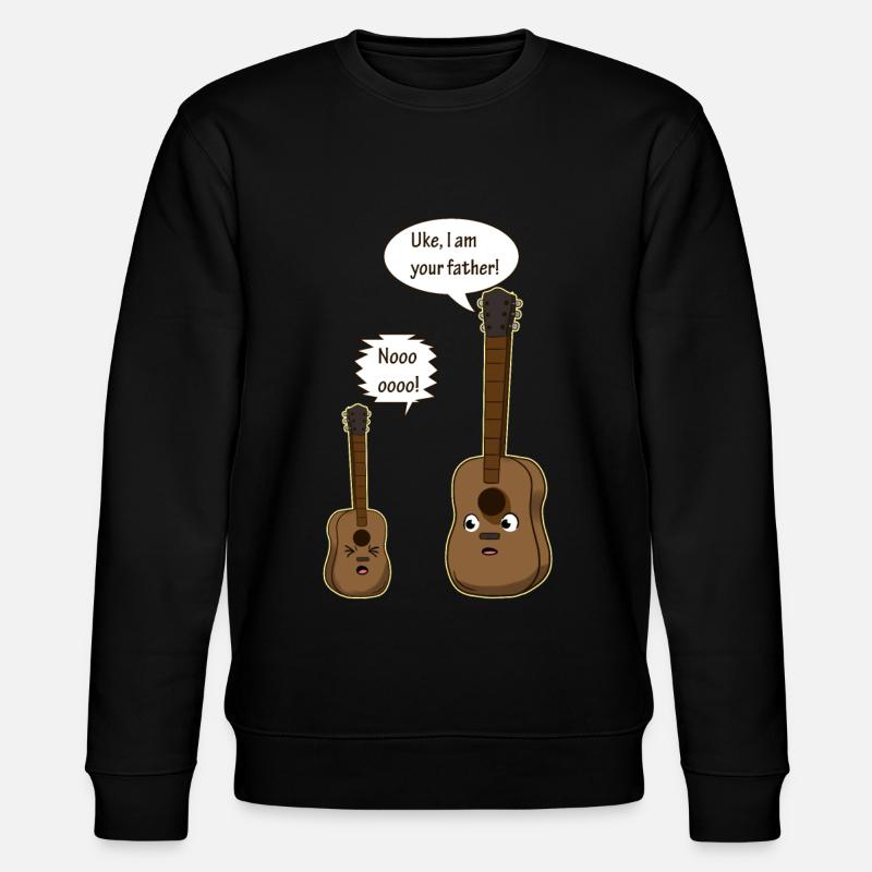 Guitar Father - Stanley/Stella Unisex Bio-Sweatshirt CHANGER  - Schwarz