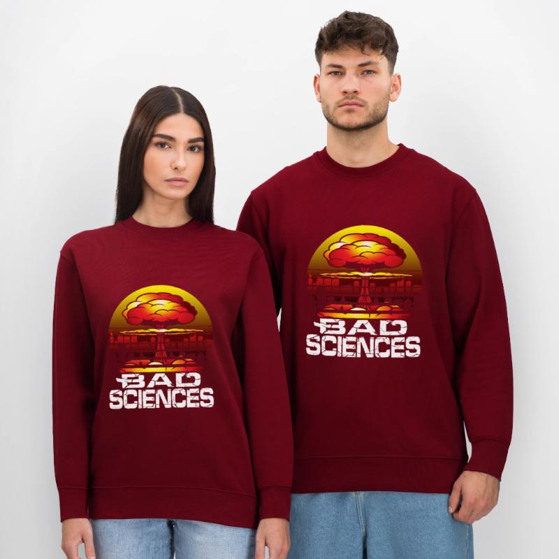 Evil Science Atom Physicist Atomic Bomb Gift Stanley/Stella CHANGER Unisex Organic Sweatshirt