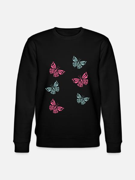 Papillons papillons - Sweat bio CHANGER Stanley/Stella Unisexe - noir