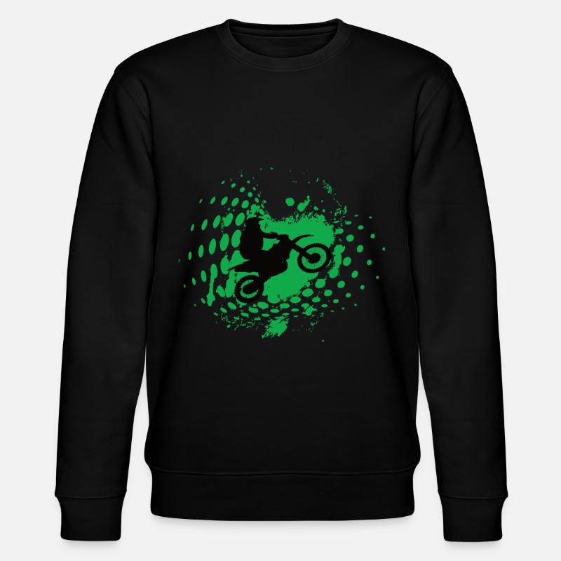 Motorcross - Sweat bio CHANGER Stanley/Stella Unisexe - noir