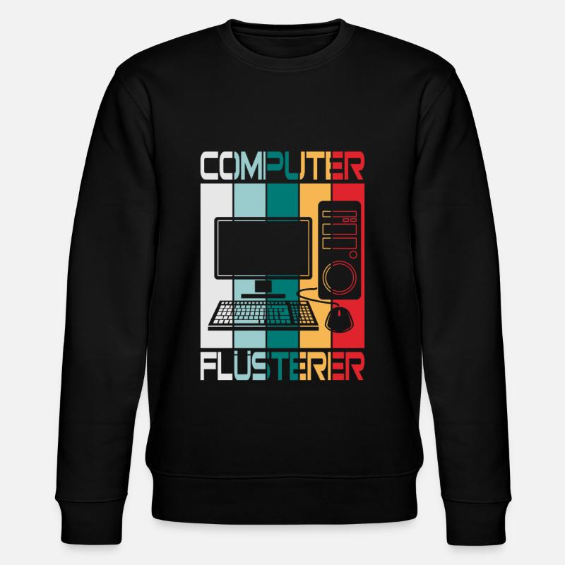 Computer Whisperer - Stanley/Stella CHANGER Unisex Organic Sweatshirt - black