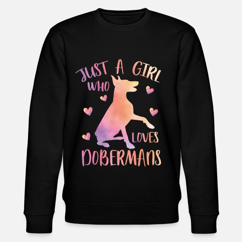 Dobermann Love - Sweat bio CHANGER Stanley/Stella Unisexe - noir