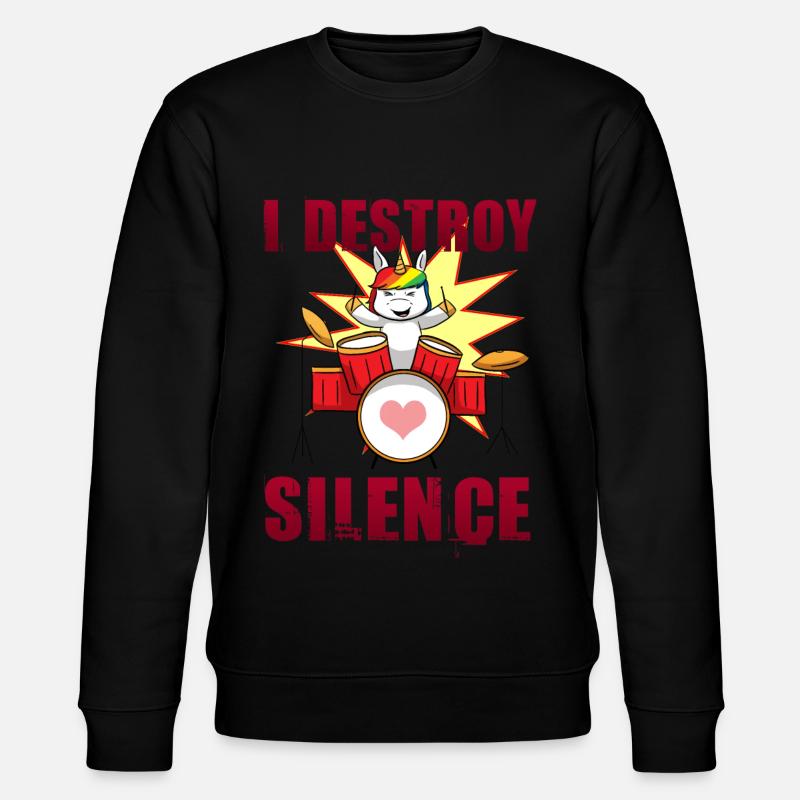 Batteur Batteur Batteur - Sweat bio CHANGER Stanley/Stella Unisexe - noir