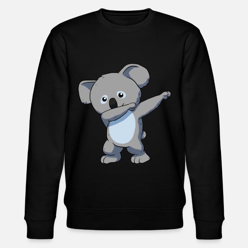 Koala Koala bear - Stanley/Stella CHANGER Unisex Organic Sweatshirt - black