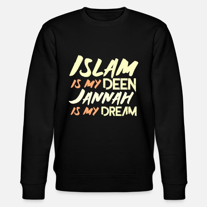 Islam Gift - Stanley/Stella CHANGER Unisex Organic Sweatshirt - black