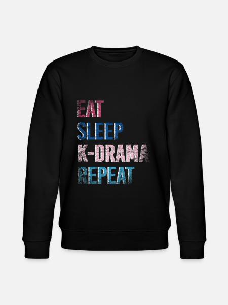 K Drama K Drama Gift - Stanley/Stella CHANGER Unisex Organic Sweatshirt - black