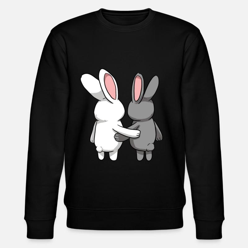 Lapins lapins mignons - Sweat bio CHANGER Stanley/Stella Unisexe - noir