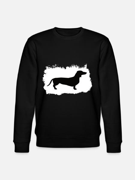 dachshund - Stanley/Stella CHANGER Unisex Organic Sweatshirt - black