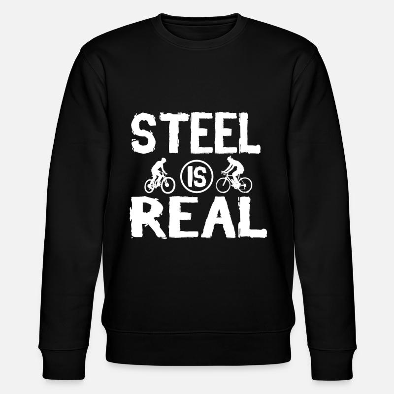 Steel Is Real No. 8 - Stanley/Stella Unisex Bio-Sweatshirt CHANGER  - Schwarz