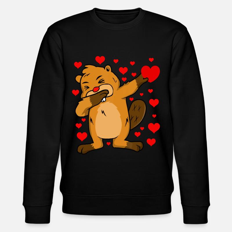 Valentines Day - Stanley/Stella Unisex Bio-Sweatshirt CHANGER  - Schwarz