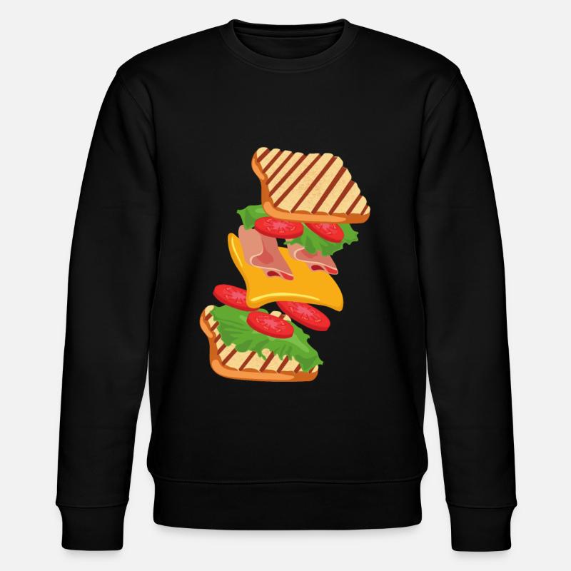Sandwich - Stanley/Stella Unisex Bio-Sweatshirt CHANGER  - Schwarz