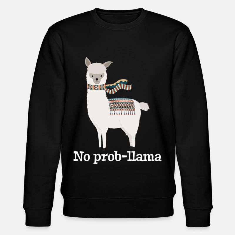 No Prob Llama - Sweat bio CHANGER Stanley/Stella Unisexe - noir