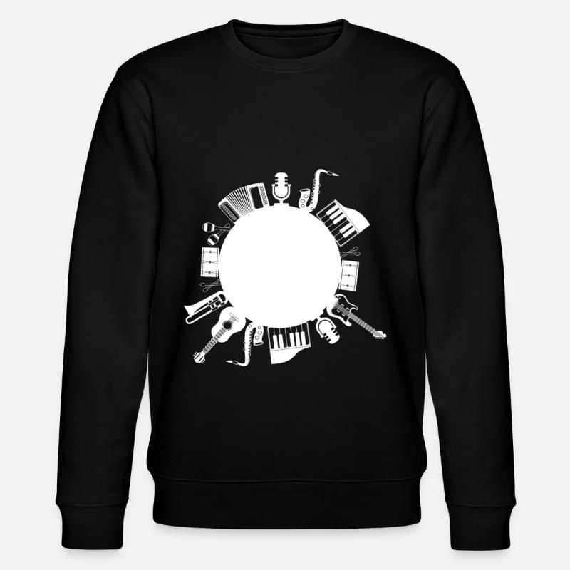 instruments de musique - Sweat bio CHANGER Stanley/Stella Unisexe - noir