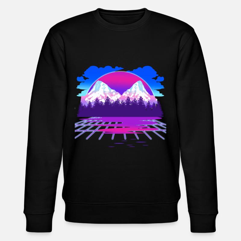 Vaporwave - Sweat bio CHANGER Stanley/Stella Unisexe - noir