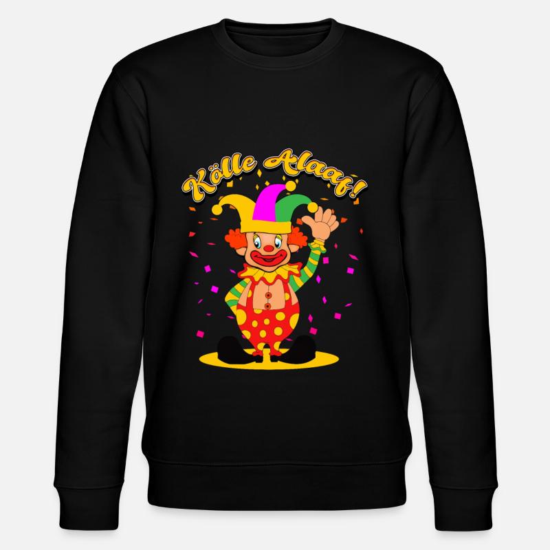 Karneval Köln - Stanley/Stella Unisex Bio-Sweatshirt CHANGER  - Schwarz