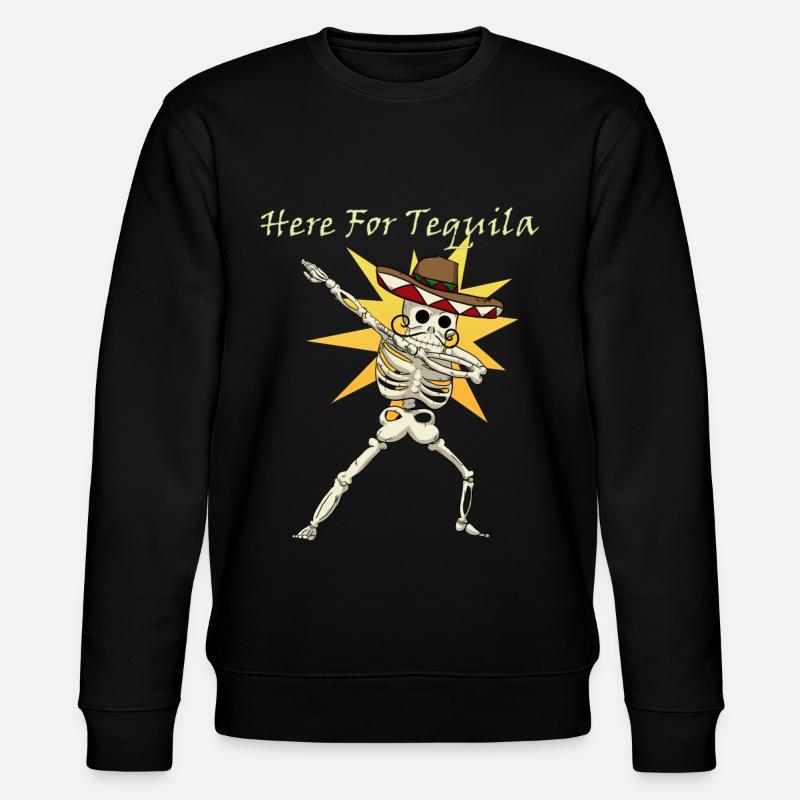 Here For Tequila - Stanley/Stella CHANGER Unisex Organic Sweatshirt - black